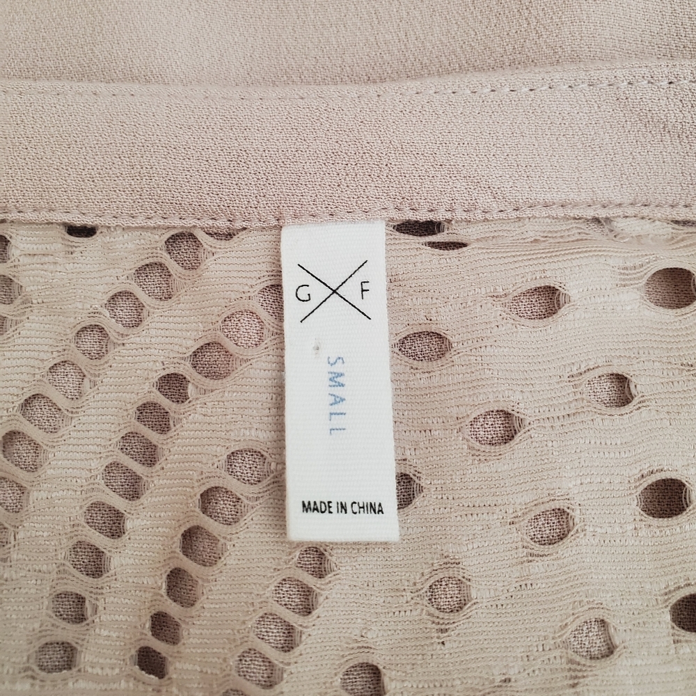 Gentle Fawn Lace Inset Button Down Blouse - Picture 15 of 16